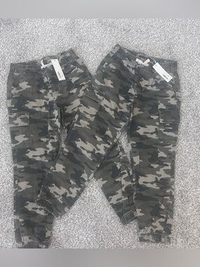 James Perse Kids Camo Jogger Pants - Green & Gray